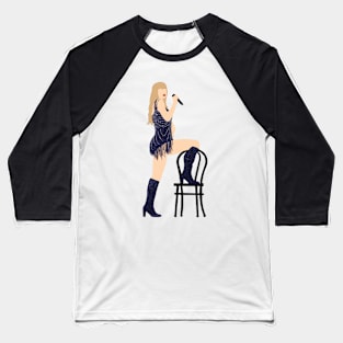 Midnights Eras Navy Blue Starburst Bodysuit Baseball T-Shirt